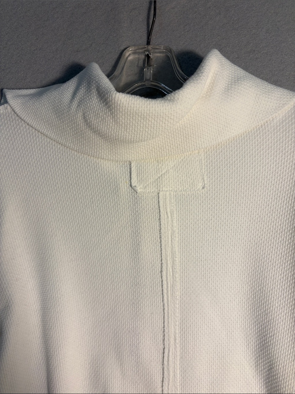 We The Free White Half-Zip Pullover with Brown Trim - Picture 5 of 12